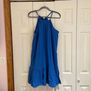 Blue Halter Dress- Old Navy (never worn/nwt)